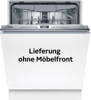 Bosch SMV4EVX09E Geschirrspüler, vollintegrierbarer Geschirrspüler Serie 4,14 Maßgedecke, Automatische Türöffnung für Effizienz, flexible Körbe & Schubladen