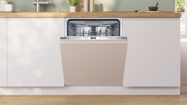 Bosch SMD6ECX12E Geschirrspüler, vollintegrierbarer Geschirrspüler Serie 6,14 Maßgedecke, Made in Germany, Time Light - Restzeit wird auf Küchenboden projiziert