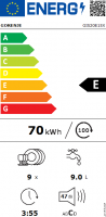 Gorenje GI520E15X Geschirrspüler, Halb integriert 9...