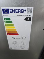 Samsung Unterbaugeschirrspüler DW8700B A DW60CG880UB1EG, 14 Maßgedecke, EEK: A, Aquastopp mit Bodenwanne, Water Jet CleanTM, WiFi mit AI Energy Mode