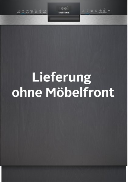 Siemens SN53ES22AE Geschirrspüler, teilintegrierbarer Geschirrspüler iQ300,13 Maßgedecke, Automatische Türöffnung für mehr Effizienz, flexible Körbe