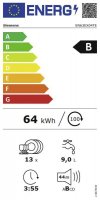 Siemens SN63EX04TE Geschirrspüler, vollintegrierbarer Geschirrspüler iQ300,13 Maßgedecke, Automatische Türöffnung für Effizienz, infoLight, flexible Körbe