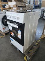 Bauknecht B5V5KMW Herd / Backofen, Elektro-Standherd, Hydrolyse, Umluftbackofen mit 6 Funktionen und Hydrolyse Reinigungsfunktion