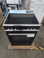 Siemens HK9S5A240 Herd / Backofen, Elektro-Standherd iQ500, mit Teleskopauszug nachrüstbar, ecoClean, Verkürzte Kochzeit dank Schnellaufheizung & ecoClean