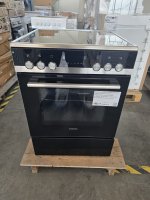 Siemens HK9S5A240 Herd / Backofen, Elektro-Standherd iQ500, mit Teleskopauszug nachrüstbar, ecoClean, Verkürzte Kochzeit dank Schnellaufheizung & ecoClean