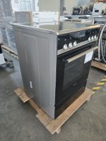 Siemens HK9S5A240 Herd / Backofen, Elektro-Standherd iQ500, mit Teleskopauszug nachrüstbar, ecoClean, Verkürzte Kochzeit dank Schnellaufheizung & ecoClean