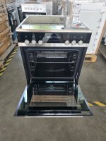 Siemens HK9S5A240 Herd / Backofen, Elektro-Standherd iQ500, mit Teleskopauszug nachrüstbar, ecoClean, Verkürzte Kochzeit dank Schnellaufheizung & ecoClean