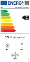 Beko B5RCNA346HG Kühl-/Gefrierkombination, Freistehend 301 l Grau