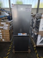 Beko B5RCNA346HG Kühl-/Gefrierkombination, Freistehend 301 l Grau