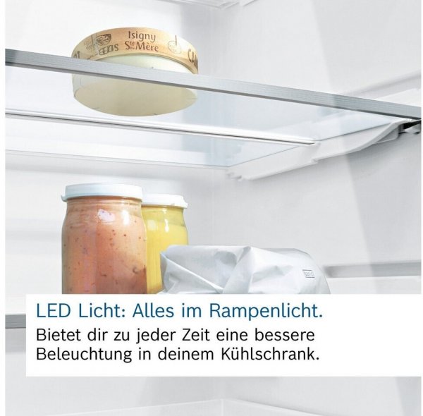 Bosch KGN49AIBT Kühl-/Gefrierkombination, Serie 6 Kühl- und Gefrierkombination Freistehend 440 l Edelstahl