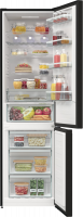 Gorenje NRK620B61BX4OT Kühl-/Gefrierkombination, G600 331 l Schwarz, Edelstahl