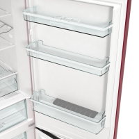 Gorenje NK79B0DR Kühl-/Gefrierkombination, Freistehend 326 l Burgund