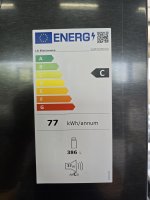 LG GLM71MCCSX Kühlschrank, Freistehend 386 l Schwarz, Total No Frost, Express Cooling