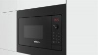 Siemens BF523LMB3 Mikrowelle, Einbau-Mikrowelle, Mikrowelle, 20 l, 50 cm breit - quickStart Funktion für schnelles & einfaches Aufwärmen
