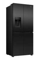 Hisense Side by side Kühlschrank RQ5P470SYFD, Wasser-/Eisspender, EEK: D, Total NoFrost, Metal-Tech-Cooling, MyFreshChoice-Fach