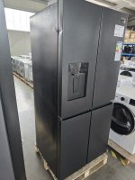 Hisense Side by side Kühlschrank RQ5P470SYFD, Wasser-/Eisspender, EEK: D, Total NoFrost, Metal-Tech-Cooling, MyFreshChoice-Fach