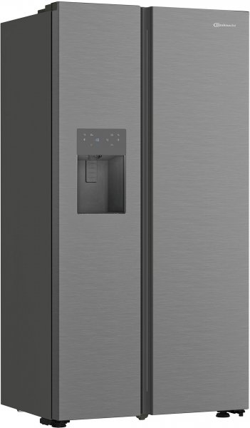 Bauknecht SBS IW E90 Pearl Side-by-Side Kühlschrank, Side-by-Side, 179 cm hoch, 91 cm breit, Wasser- & Eiswürfelspender – jederzeit Wasser, Eis & Crushed Eis