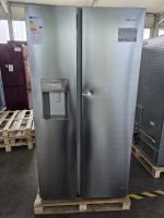 Bauknecht SBS IW E90 Pearl Side-by-Side Kühlschrank, Side-by-Side, 179 cm hoch, 91 cm breit, Wasser- & Eiswürfelspender – jederzeit Wasser, Eis & Crushed Eis