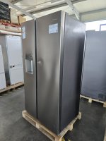 Bauknecht SBS IW E90 Pearl Side-by-Side Kühlschrank, Side-by-Side, 179 cm hoch, 91 cm breit, Wasser- & Eiswürfelspender – jederzeit Wasser, Eis & Crushed Eis