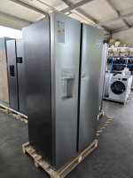 Bauknecht SBS IW E90 Pearl Side-by-Side Kühlschrank, Side-by-Side, 179 cm hoch, 91 cm breit, Wasser- & Eiswürfelspender – jederzeit Wasser, Eis & Crushed Eis