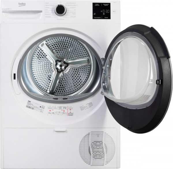 Beko BM3T38210W1 Trockner, Freistehend Frontlader 8 kg Weiß