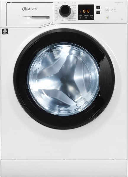 Bauknecht Super Eco 845 A Waschmaschine Frontlader, 8 kg, 1400 U/min, Kurz 45‘ – saubere Wäsche bei voller Beladung in nur 45 Minuten