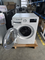 Bosch WAN28127 Waschmaschine Frontlader, Serie 4,8 kg, 1400 U/min, Knitter-Programm Iron Assist, Speed Perfect, Nachlegefunktion