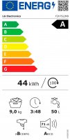 LG F2V7SLIM9 Waschmaschine Frontlader, Frontlader 9 kg 1160 U/min Weiß