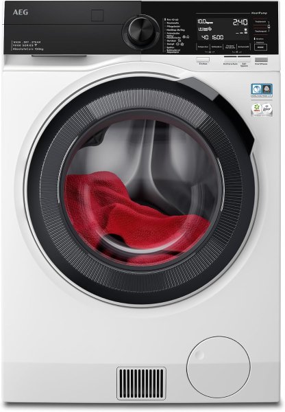 AEG LWR9W81600 Waschtrockner, Freistehend Frontlader Weiß