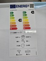 LG W4WR70X61 Waschtrockner, Serie 7,10 kg, 6 kg, 1400 U/min