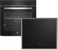 BEKO Elektro-Herd-Set BBUM13329XS, Steam and Shine / Aero...