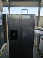 Hanseatic Side-by-Side HSBS17590CWEI, 179,3 cm hoch, 91 cm breit, mit Eis-, Crushed-Ice- und Wasserspender, EEK: C = 208 kWh/Jahr