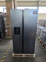 Samsung RS70F65KET Side-by-Side 178,4 cm hoch, Edelstahl Look Freistehend 640 l Silber, EEK: E