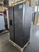 Samsung RS70F65KET Side-by-Side 178,4 cm hoch, Edelstahl Look Freistehend 640 l Silber, EEK: E