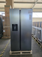 Samsung RS70F65KET Side-by-Side 178,4 cm hoch, Edelstahl Look Freistehend 640 l Silber, EEK: E