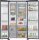 Samsung RS70F65KET Side-by-Side 178,4 cm hoch, Edelstahl Look Freistehend 640 l Silber, EEK: E