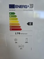 Electrolux Einbaukühlschrank KTS5LE14S, 1446 mm Nischenhöhe, Doppeltür Mit Gefrierschrank KTS5LE14S, 1446 mm