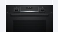 BOSCH Backofen Serie 6 HBG537BB4, mit Teleskopauszug nachrüstbar, Knusper-gesunde AirFry-Funktion & gleichmäßige 3D-Heißluft, EEK: A+