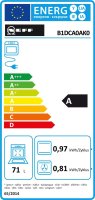 NEFF Einbaubackofen N 30 B1DCA0AK0, mit Teleskopauszug nachrüstbar, CircoTherm® Heißluftsystem ermöglicht optimale Garergebnisse