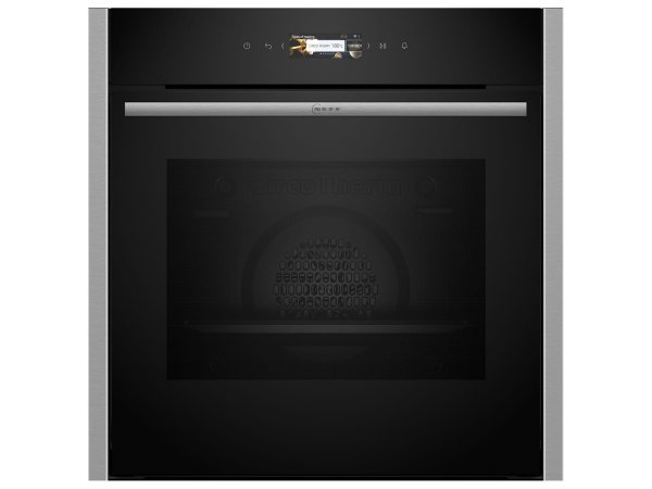 NEFF Backofen N 70 B24CR31N0, mit Teleskopauszug nachrüstbar, Hydrolyse, Backen auf 3 Ebenen mit CircoTherm® & einfache Easy Clean Reinigung