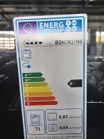 NEFF Backofen N 70 B24CR31N0, mit Teleskopauszug nachrüstbar, Hydrolyse, Backen auf 3 Ebenen mit CircoTherm® & einfache Easy Clean Reinigung