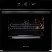 BAUKNECHT Pyrolyse Backofen BBI4S8PM1SK, mit 1-fach-Teleskopauszug, Pyrolyse-Selbstreinigung, Restaurant-Pizza daheim: 310°C Pizza-Funktion inkl. Pizzastein