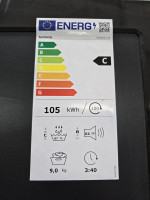 Samsung DV9EDG52A0AB Wärmepumpentrockner, Wäschetrockner Freistehend Frontlader Schwarz, Optimal Dry ‑ Intelligent Trocknen mit Sensoren