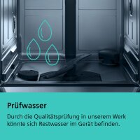 SIEMENS Standgeschirrspüler iQ300 SN23EC03ME, 14 Maßgedecke, Automatische Türöffnung für Effizienz, flexible Körbe & Schubladen