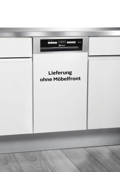 BAUKNECHT teilintegrierbarer Geschirrspüler BSBO 3O21 PF X (2), 10 Maßgedecke, PowerClean Hochdruckdüsen – reinigt hartnäckigste Verschmutzungen