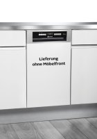 BAUKNECHT teilintegrierbarer Geschirrspüler BSBO 3O21 PF X (2), 10 Maßgedecke, PowerClean Hochdruckdüsen – reinigt hartnäckigste Verschmutzungen