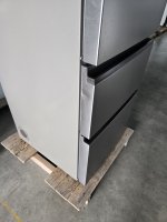 Haier Kühl-/Gefrierkombination Combi 3D 60 HTW7620ANMG Freistehend 414 l Edelstahl, Schubladen, EEK: A = 116 kWh/Jahr
