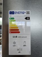 Haier Kühl-/Gefrierkombination Combi 3D 60 HTW7620ANMG Freistehend 414 l Edelstahl, Schubladen, EEK: A = 116 kWh/Jahr