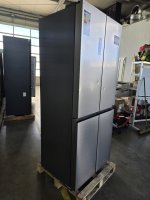 Gorenje NRM819D61X Side-by-Side Kühlkombination 460 l Grau, EEK: D = 241 kWh/Jahr, Multi Door 80cm Breit