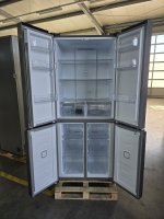 Gorenje NRM819D61X Side-by-Side Kühlkombination 460 l Grau, EEK: D = 241 kWh/Jahr, Multi Door 80cm Breit